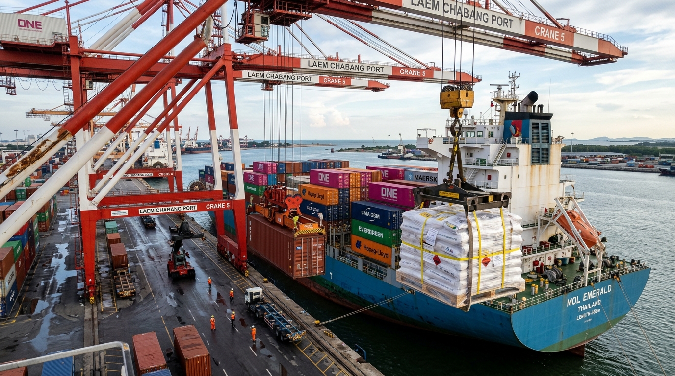 Sourcing Bulk Phosphates from India to Thailand