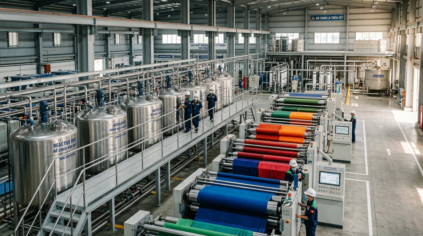 Sodium Phosphates Textile Dyeing and Water Treatment Vietnam